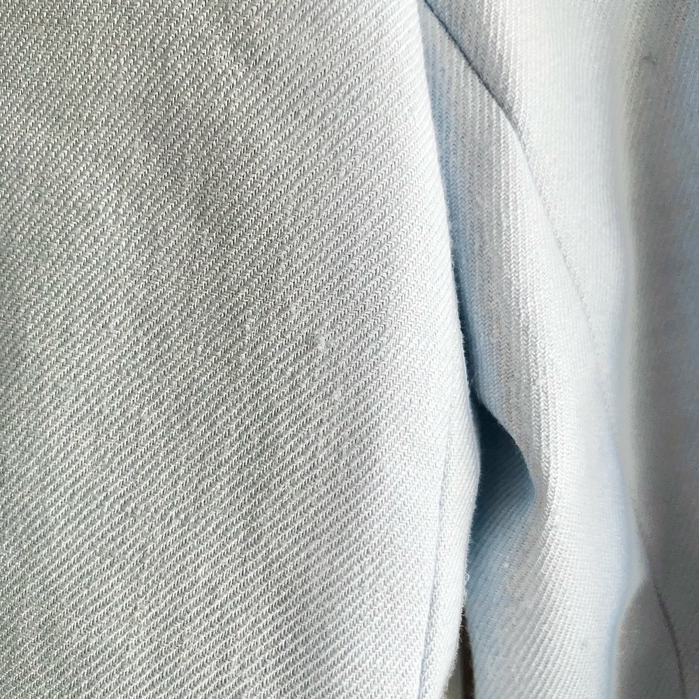 J.Crew Parke Blazer stretch linen blend light blue powder 50s pastel - Picture 4 of 7